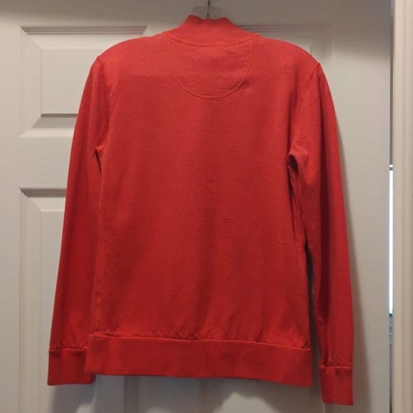 Tommy Bahama 1/2 Zip Coral Pullover Sweatshirt Size S - Picture 4 of 5